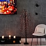 Nearly Natural 5' Pre-Lit Halloween Black Willow Artificial Fall Tree with 144 Orange and Purple LED Lights (T4754)~#|#~E1BEF8EB-03EB-4DD8-939D7D074574AA53_sc7