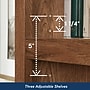 Sauder Select 70"H 5-Shelf Bookcase, Oiled Oak  (410367)~#|#~E1BFFA7E-EC48-45A1-90AC258A2CE23126_sc7