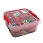Simplify Gift Storage Box with Lid, Plastic, Red (25522- RED) ~#|#~E1C241EA-EFBE-4F0B-950EEC39ED27AFB4_sc7