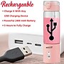 Brentwood 17-Oz. Portable Battery-Operated USB-Chargeable Glass Blender, Pink (RJB-100PK)~#|#~E1C730BB-2153-4B05-9CD54C2B27C069E5_sc7