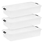 Iris 50 Quart Storage Container, Plastic, Clear, 3/Pack (100147)~#|#~E1C77291-2690-4C13-8C2BDB289F23DB2D_sc7
