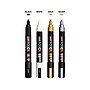 uni-ball Posca PC-5M Paint Markers, Bullet Tip, Assorted Colors, 4/Pack (PC5M4C)~#|#~E1C85AF8-6024-447A-9E7E138042617D7D_sc7