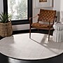 Safavieh Abstract Collection 10' Round Indoor Area Rug, Tufted, Ivory/Beige (ABT141D-10R)~#|#~E1C8E742-54CA-4CE1-BCEE436354C663A7_sc7