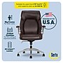 Serta Morrisen Ergonomic Faux Leather Executive Chair, Brown (52958-BRN)~#|#~E1C981E3-DCAE-45F9-A2CE05293F7A2655_sc7