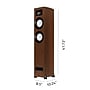 Fluance Ri91 Stereo Bluetooth Floorstanding Tower Speakers with AMT Tweeters, Walnut (RI91W)~#|#~E1C9D0A5-24E4-4563-B317B52067E973E0_sc7