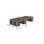Boss Office Products Simple System 48"W Desk with Pedestal, Driftwood, 4/Set (SGSD016-110)~#|#~E1CA95EA-FD46-4318-BBF74B42AE920810_sc7