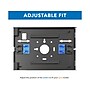 Mount-It! Adjustable Anti-Theft iPad Tablet Floor Stand, Matte Black/Silver (MI-3783_G10)~#|#~E1CCA849-058A-4142-8FEB280B069C4731_sc7