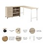 Bush Business Furniture Hustle 72"W Computer Desk and Storage Cabinet with Drawers and Shelves, Natural Elm (HUS008NE)~#|#~E1D7F57C-245D-4505-9E63227AACBA69F2_sc7