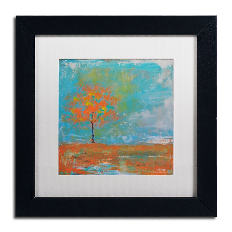 Trademark Fine Art ''Autumn'' by Nicole Dietz 11" x 11" White Matted Black Frame (ND088-B1111MF) image 1