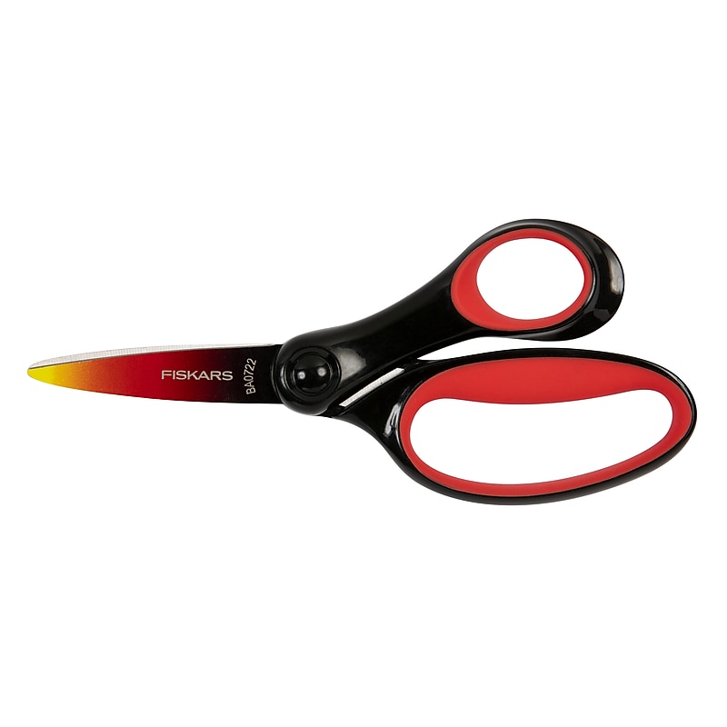 Fiskars Ombre 6" Stainless Steel Kid's Scissors, Pointed Tip, Multicolored (1067128) image 1