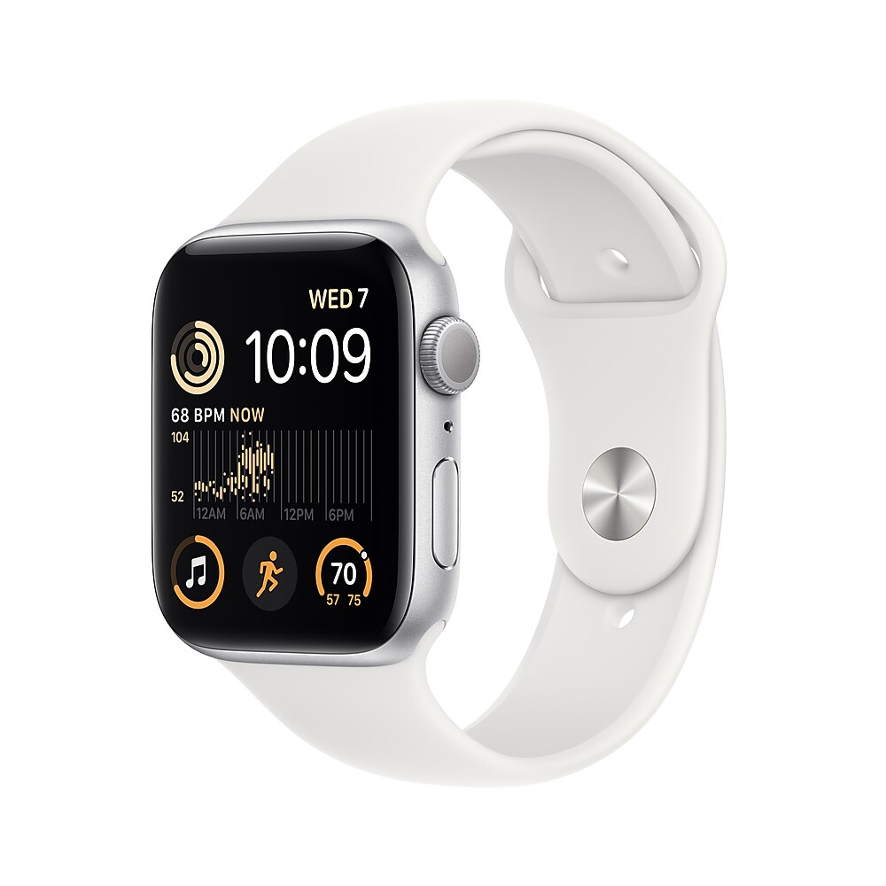 Apple Watch® SE model, 44 mm, silver