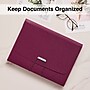 Staples Reinforced Plastic Accordion File, 13-Pocket, Letter Size, Purple (TR52015)~#|#~E1DC1B03-A1C1-41BF-9429D367E5D57794_sc7