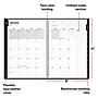 2027 Staples 8" x 11" Monthly Planner, Faux Leather Cover, Assorted Colors (ST12943-27)~#|#~E1DC3CFA-D662-48E2-9B1AC5EF828D2207_sc7