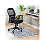 Anji Mountain Rug'd Robin Carpet & Hard Floor Chair Mat, 36" x 48", Gray/Orange (AMB9018)~#|#~E1DCDC8F-DF55-4941-99C346A35C03E7BC_sc7