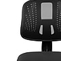 Flash Furniture Flash Fundamentals Armless Ergonomic Mesh Swivel Mid-Back Task Office Chair, Black (LF134BK)~#|#~E1E3649E-C618-457A-A7F408B71087FAC6_sc7