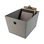 Simplify Storage Bin, Recycled PET, Gray (30085-HEATHER-ST12)~#|#~E1E761EC-73B1-40CA-BFACB23274285746_sc7