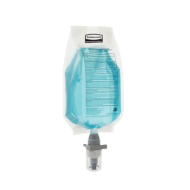 Rubbermaid Foaming Hand Soap Refill for AutoFoam Dispenser, Floral Scent, 4/Carton(FG750112) image 1