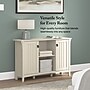 Bush Home Salinas Accent Storage Cabinet with Doors, Antique White (SAS147AW-03)~#|#~E1F01FB7-DF75-443B-991DF7C9DB89A5E6_sc7