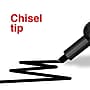 Staples Duramark Tank Permanent Marker, Chisel Tip, Black, 4/Pack (ST62930)~#|#~E1F065DB-D125-4AB5-BF0D82881E288BE1_sc7
