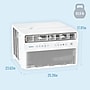 Keystone Energy Star 230-Volt 18,000 BTU Window Air Conditioner with Remote, White (KSTAW182WA)~#|#~E1F4053D-3E17-4DED-BFFD0EA1CC8F7D8A_sc7