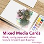 Strathmore 300 Series Mixed Media Cards & Envelopes, 6.875" x 5", White, 6/Pack, 3 Packs/Bundle (STTP305462-3)~#|#~E1F426C1-6C59-4F0C-BD55C09E077A7B8B_sc7