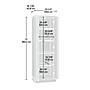 Sauder Merton Hall 71"H Storage Cabinet with 5 Shelves, Dakota Oak (443669)~#|#~E1F6DCA5-16FF-4601-936D8DD397B7B077_sc7