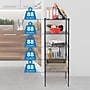 Mount-It! 5-Tier Metal Shelving Unit, Holds 88 lbs per shelf, Black (MI-7861)~#|#~E1F8DE04-4CBA-459C-92C8893A0B120FCD_sc7