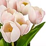 National Tree Company 9" Pink Tulip Bouquet in Metal Pot (MT81-130TU25PPK)~#|#~E1FAE5DE-B3DC-428C-BB0A0AEB41F3E5AD_sc7