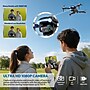 Contixo F19 Foldable 1080P Full HD Drone with Case, Black~#|#~E1FBA1B5-A4FA-4A18-92406F7B4BC2C933_sc7
