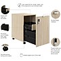 Bush Business Furniture Assure Mobile File Cabinet, Letter/Legal Size, Lockable, 26"H x 16"W x 20"D, Natural Elm (AUS216NESU)~#|#~E1FCB917-5DE8-48D8-A875A5F42730603A_sc7