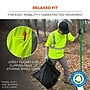 GloWear 8289-ECO High Visibility Short Sleeve T-Shirt, ANSI Type R Class 2, Lime, 4X, (21538)~#|#~E1FCBCB1-2E18-4024-BC8B5C8ED483645D_sc7