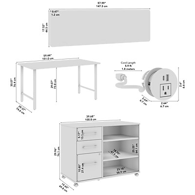 Bush Furniture Hustle Computer Desk - Thumbnail 3
