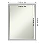 Amanti Art Hera Chrome Frame Wall Mirror, 25" x 19" (A42675343021)~#|#~E1FFFE58-FCC5-41B0-B8DF0BF964E88D94_sc7