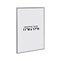 Azar Sign Holder, 11" x 17", Vertical, Wall Mounted, Clear, Acrylic, 2/Pack (122032-2PK)~#|#~E200A872-C23C-4BC2-99833843544EAD84_sc7
