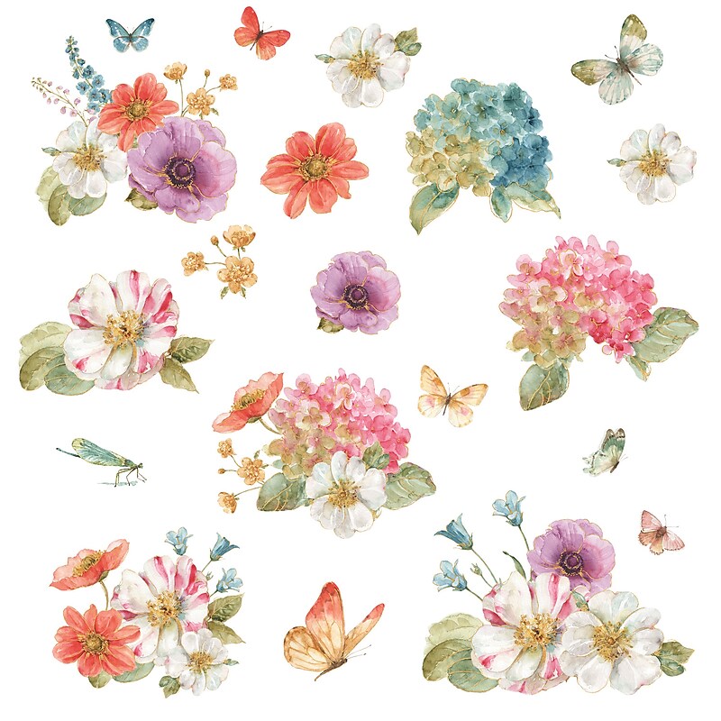 York Wallcoverings Lisa Audit Butterfly Quote Wall Decals (RMK3263SCS) image 1