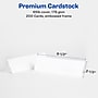 Avery Embossed Border 2.5" x 8.5" White Matte Table Tent, Inkjet/Laser, 100/Pack (05305)~#|#~E2101A50-EBD4-4DD6-B96F765842FAA5FB_sc7