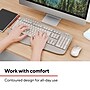 Staples TECH Wireless Keyboard and Optical Mouse Combo, Warm White (ST63812)~#|#~E2176D6E-E628-4000-9B2E496A07C36166_sc7