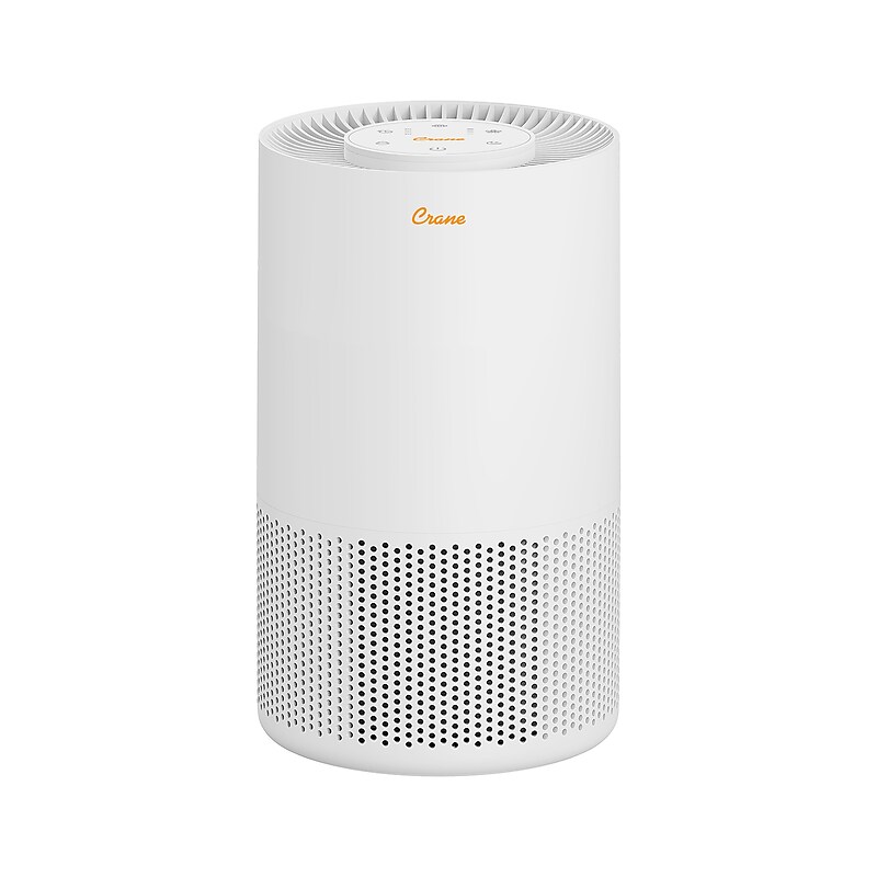 Crane True HEPA Tabletop Air Purifier, White (EE-5075) image 1