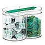 iDESIGN Stackable Plastic Dual Canister with Lid, Clear, 4/Pack  (28376M4)~#|#~E21E5BCE-6766-4692-8BE72BDC9404CEA9_sc7