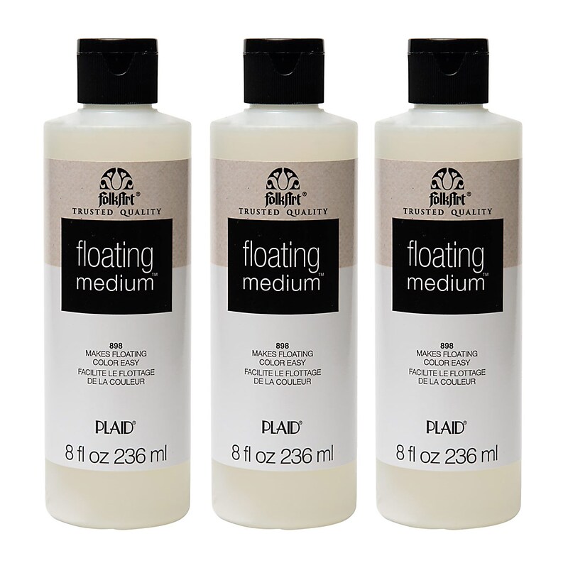 FolkArt Floating Medium, 8oz., 3/Pack (FLKK898-3) image 1
