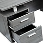Techni Mobili 51.25"W Modern Office Desk with Storage, Gray (RTA-7002-GRY)~#|#~E228F114-228D-4953-ABBFE137176252A4_sc7