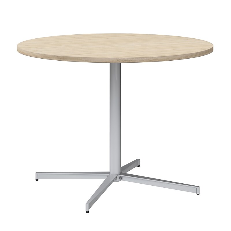 Bush Business Furniture 42"W Round Conference Table, Natural Elm (99XTB42RNE) image 1