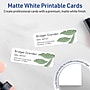 Avery Business Cards, 1" x 3", Matte White, 160/Pack (95284)~#|#~E229DD87-BD6C-4393-9375BCAA523690C2_sc7