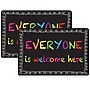Ashley Smart Poly Commercial Floor Mat, 15.5" x 23.5", Chalk Loops Everyone Welcome, 2/Bundle (ASH91508-2)~#|#~E22BB1F2-4EE8-4186-B1517AFB36E404C4_sc7