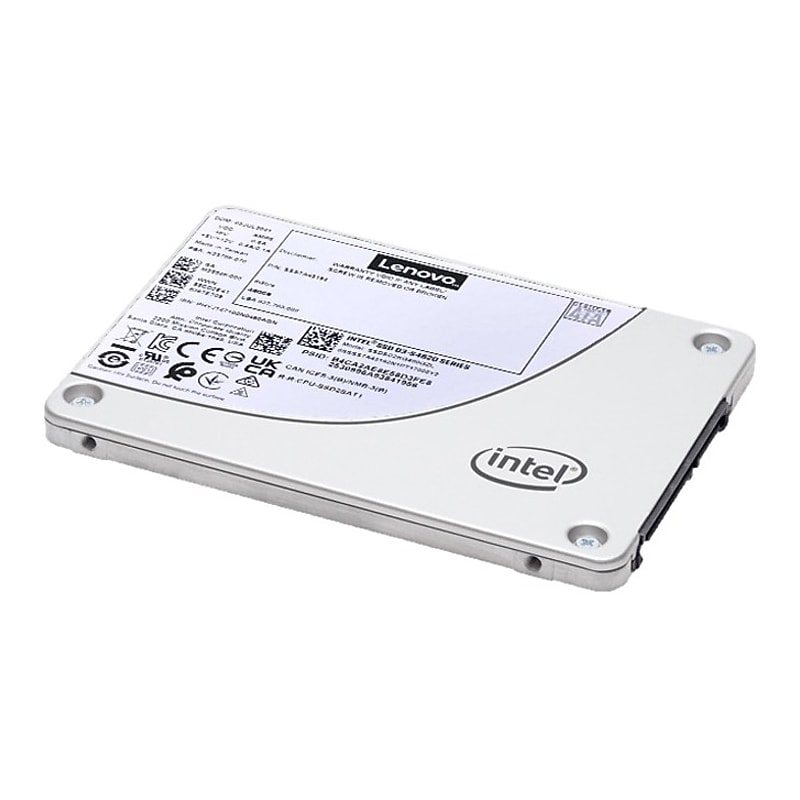 Lenovo 4XB7A17102 ThinkSystem 2.5-inch S4520 960GB Read Intensive SATA 6Gb HS SSD image 1