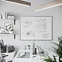 U Brands Magnetic Porcelain Dry-Erase Whiteboard, Aluminum Frame, 4' x 3' (4900U00-01)~#|#~E22D1B00-2B62-4042-B1941665DFEE621E_sc7
