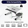 Uncaged Ergonomics WorkEZ Cool Laptop Riser, 18" x 11", Silver (WECs)~#|#~E2387CEC-1BFC-4E9F-9FC705EE31F28B8C_sc7