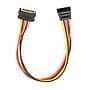 Rocstor 1' SATA to SATA Power Cable, Male to Female, Red (Y10C866-RD)~#|#~E239C6BE-9A34-47A1-90034B856EE05BBA_sc7