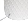 Simple Designs Touch of Chevron 17.25" LED Table Lamp, White (LT2122-WHT)~#|#~E23C3D7F-52EF-48BB-B6E2356ACA500989_sc7