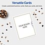 Avery Gold & Navy Border with Florals Matte Blank Card, White, 20/Pack (S00-DNM)~#|#~E2427DDB-5659-48DF-86606B0797128D67_sc7